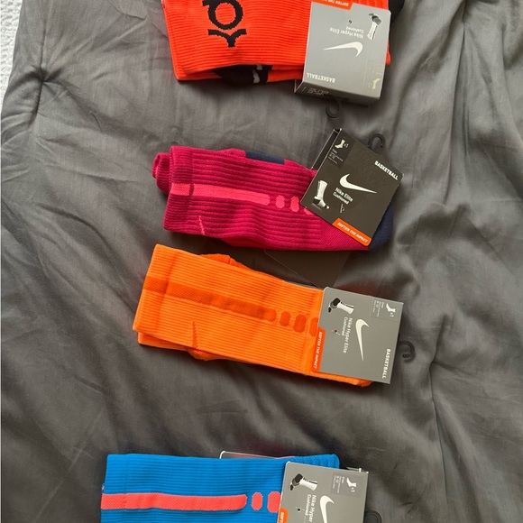 Nike Men's Vibrant Crew Socks - Blue, Orange, Pink Brand New and bundled price - Picture 2 of 2